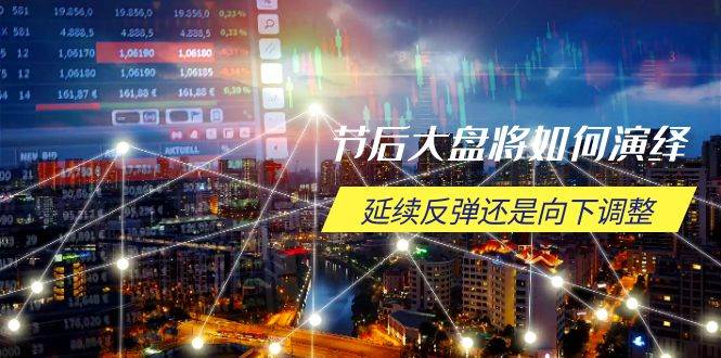 节后大盘将如何演绎，延续反弹还是向下调整，关键时间点和空间位待解-宇文网创