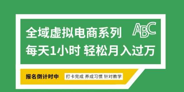 全域虚拟电商变现系列，通过平台出售虚拟电商产品从而获利-宇文网创