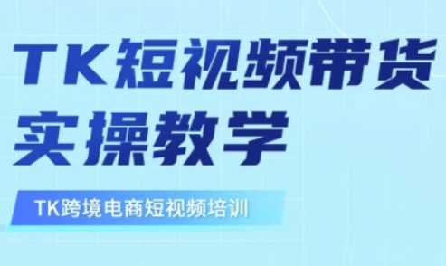 东南亚TikTok短视频带货，TK短视频带货实操教学-宇文网创