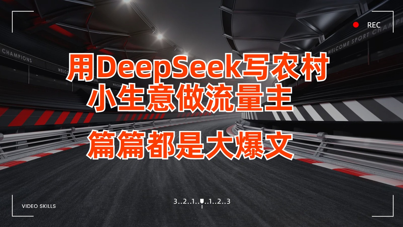 用DeepSeek写农村小生意做流量主，篇篇都是大爆文-宇文网创