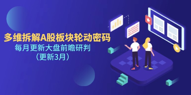 多维拆解A股板块轮动密码，每月更新大盘前瞻研判-宇文网创