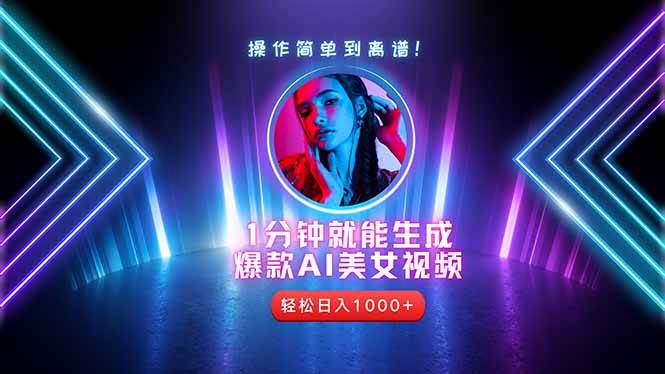 2025年最强副业：用AI做短视频，从零开始打造爆款账号！-宇文网创