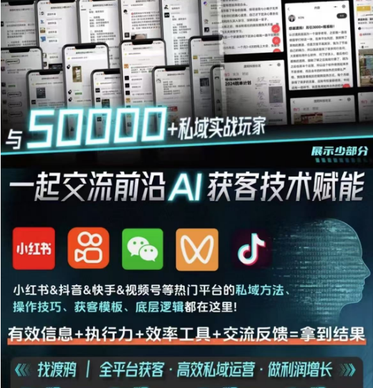 【渡鸦科技社】内部学习资料，私域流量入门指南-宇文网创
