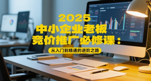 2025中小企业老板竞价推广必修课：从入门到精通的进阶之路-宇文网创