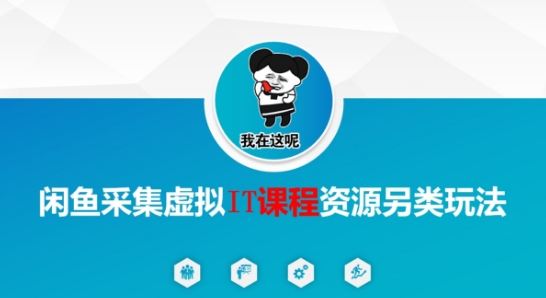 闲鱼采集虚拟IT课程资源另类玩法，干货满满-宇文网创