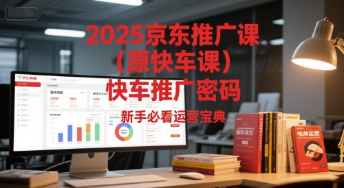 2025京东推广课（原快车课）解锁京东快车推广密码，新手必看运营宝典-宇文网创
