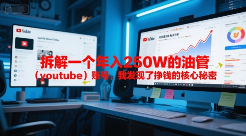 付费文章：拆解一个年入250W的油管（youtube）账号，我发现了挣钱的核心秘密-宇文网创