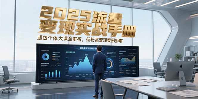 2025流量变现实战手册，超级个体大课全解析，低粉高变现案例拆解-宇文网创