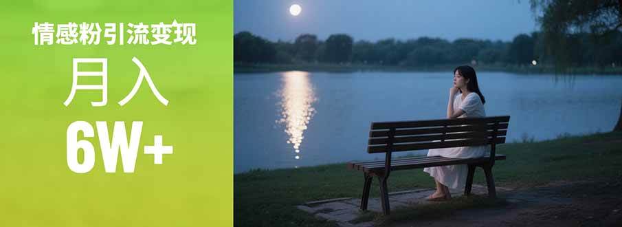 情感粉引流变现实操课：单月变现6w+，情感粉引流变现实操课-宇文网创