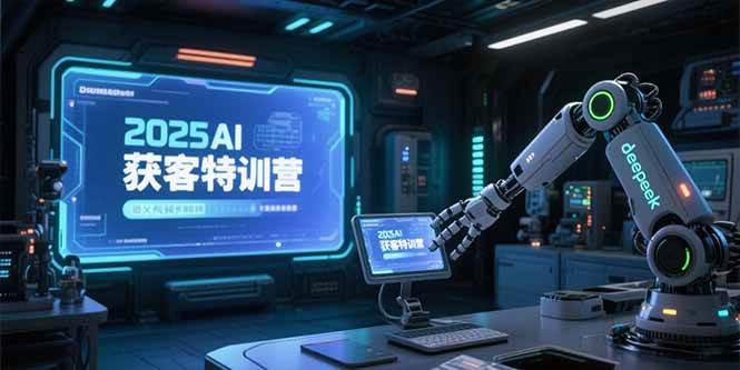2025AI获客特训营，AI图文视频全制作，deepseek工具实操教学-宇文网创