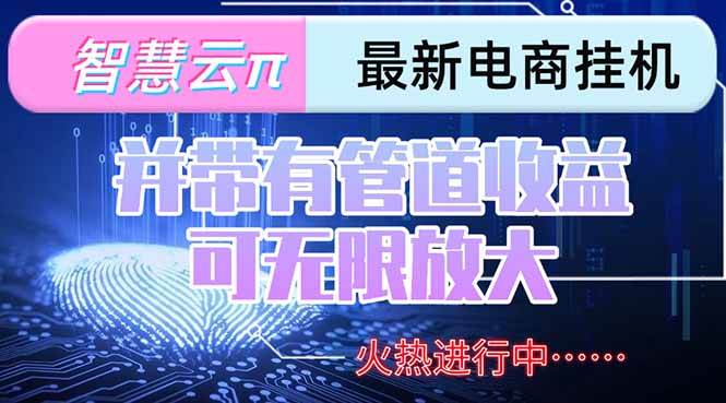 智慧云π电脑挂机单机每天收益300—500+ 并带有团队管道收益 可无限放大-宇文网创