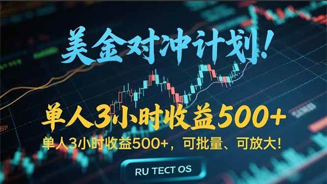 长久稳定的撸美金项目，平均3小时收入 500+，可公司实地考察实地操作！-宇文网创