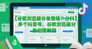 谷歌浏览器分身登陆多个抖音号，谷歌浏览器分身创建教程-宇文网创