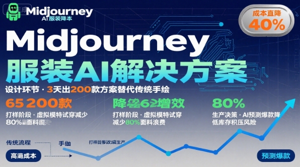 AI在服装领域的运用，使用midjourney做服装辅助企业降低成本-宇文网创