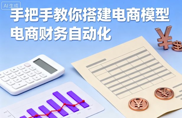 手把手教你搭建电商模型-电商财务自动化-宇文网创