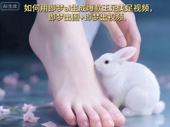 如何用即梦ai生成爆款玉足美足视频，即梦出图+即梦出视频，快速涨粉-宇文网创
