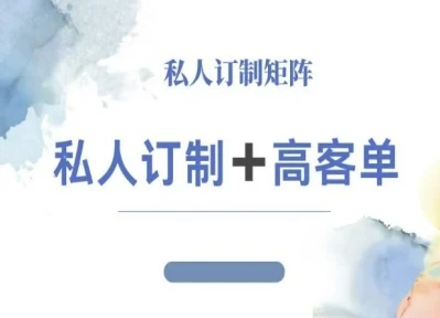 小红书自媒体咨询师IP教程，私人定制+高客单-宇文网创