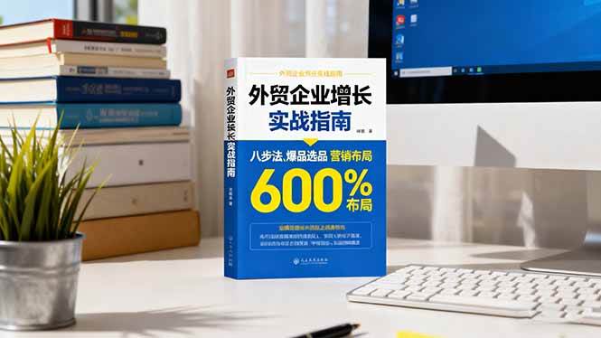 外贸企业增长实战指南，八步法、爆品选品、营销布局，业绩增长300%-宇文网创