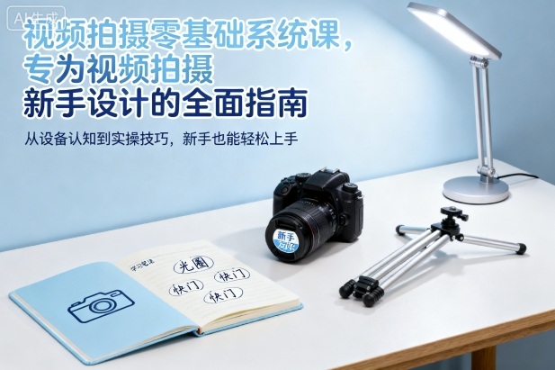 视频拍摄零基础系统课，专为视频拍摄新手设计的全面指南-宇文网创