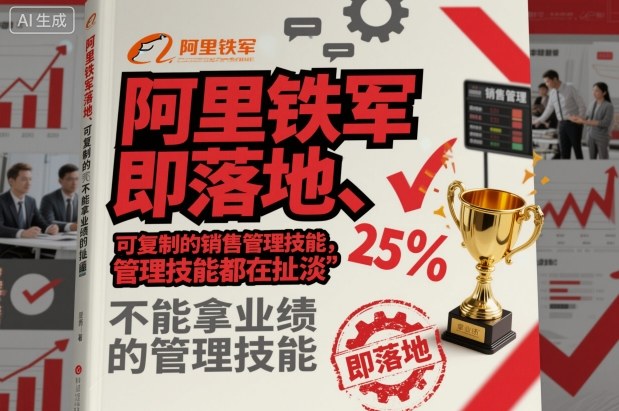 阿里铁军即落地、可复制的销售管理技能，不能拿业绩的管理技能都在扯淡-宇文网创