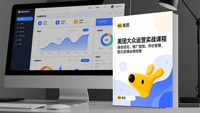 美团大众运营实战课程，排名优化、推广投放、评价管理，助力店铺业绩倍增-宇文网创