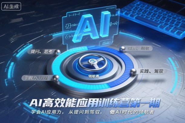 AI高效能应用训练营第一期，学会AI应用力，从提问到驾驭，做AI时代的领航者-宇文网创