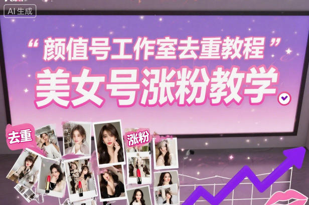 颜值号工作室去重教程，美女号涨粉教学-宇文网创
