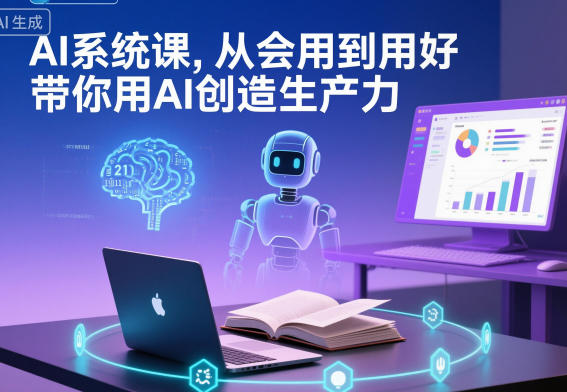 AI系统课，从会用到用好，带你用AI创造生产力-宇文网创
