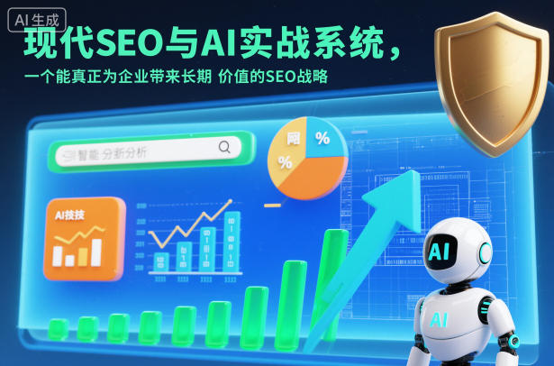 现代SEO与AI实战系统，一个能真正为企业带来长期价值的SEO战略（英语+中文字幕）-宇文网创