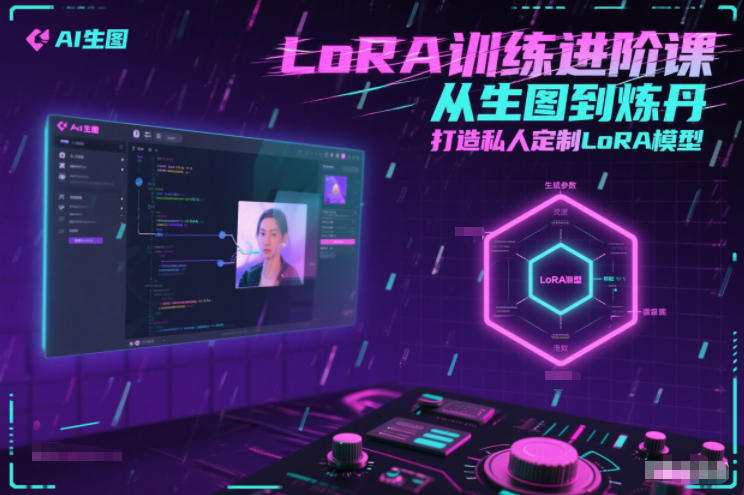 LoRA训练进阶课，从生图到炼丹，打造私人定制LoRA模型-宇文网创