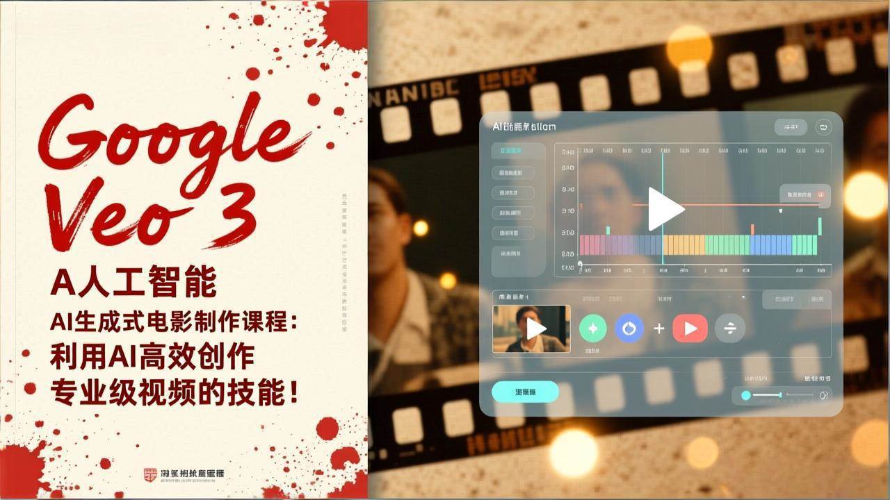 Google Veo 3人工智能AI生成式电影制作课程：利用AI高效创作专业级视频的技能！-宇文网创