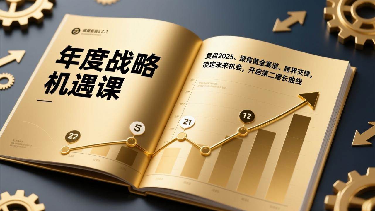 年度战略机遇课，复盘2025、聚焦黄金赛道、跨界交锋，锁定未来机会，开启第二增长曲线-宇文网创