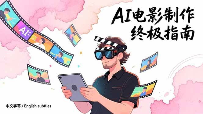AI电影制作终极指南：从创意到成片，系统掌握智能影视全流程实战课-宇文网创