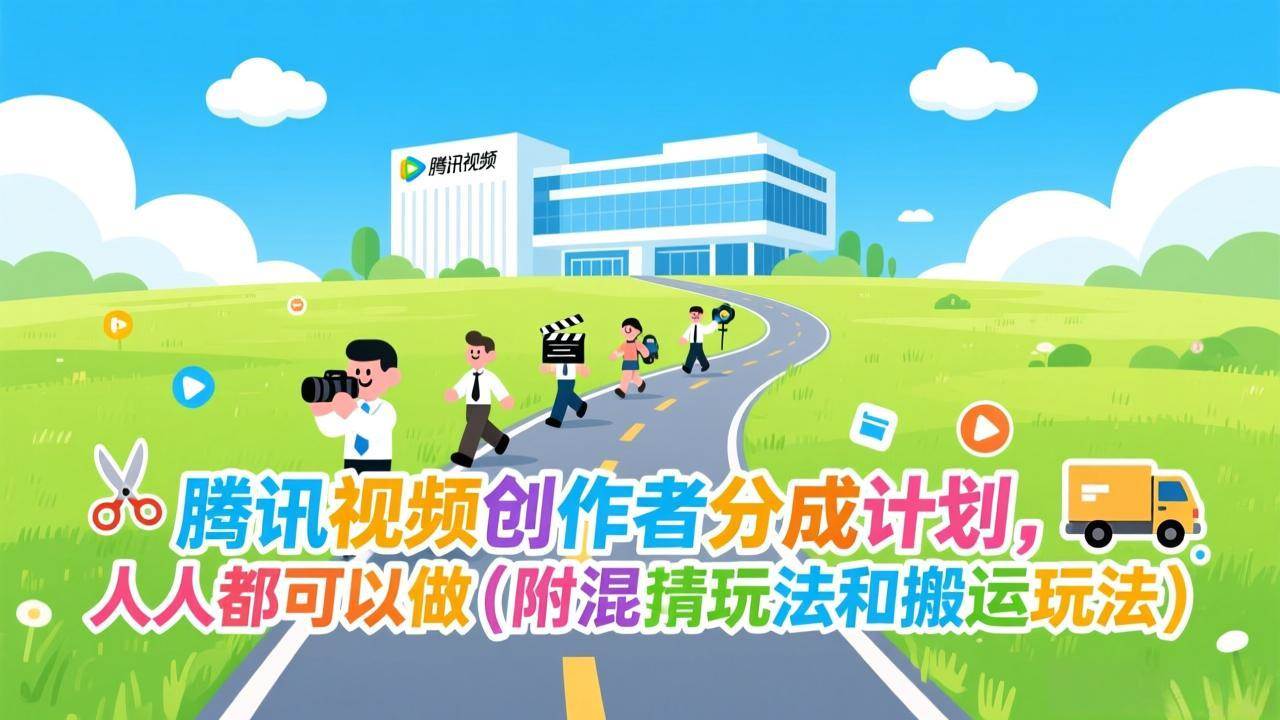 腾讯视频创作者分成计划，人人都可以做-宇文网创