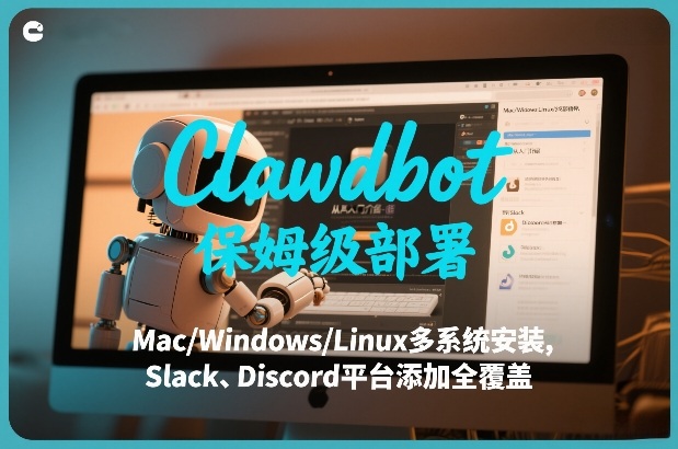 Clawdbot保姆级部署，从入门介绍、Mac/Windows/Linux多系统安装，到Slack、Discord平台添加全覆盖-宇文网创