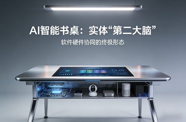 AI智能书桌搭建，构建你的实体“第二大脑”，软件硬件协同的终极形态-宇文网创